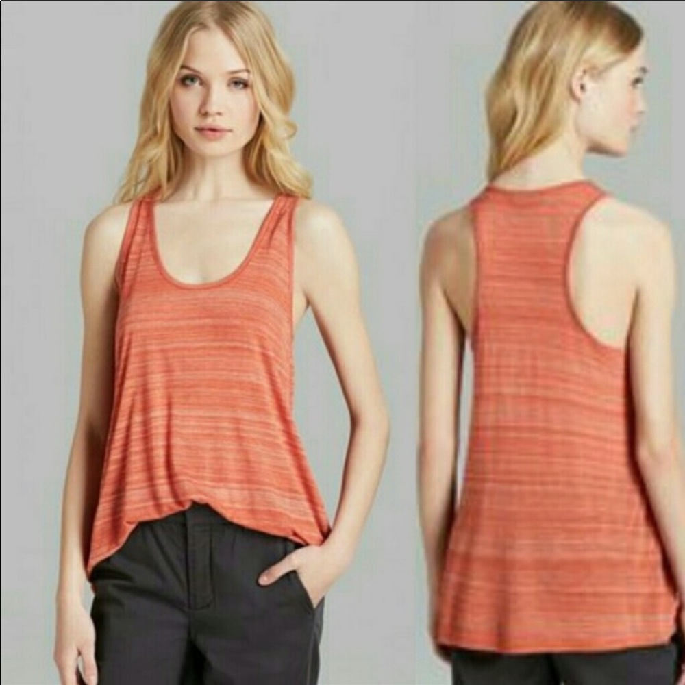 Vince burnt orange racerback tank Medium